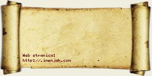 Jovana Prokić vizit kartica